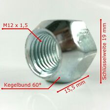 20 Radmuttern M12x1,5 für