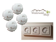Steckdosenkindersicherung 4 Stück Kinder Babyschutz für Steckdosen socket cover 