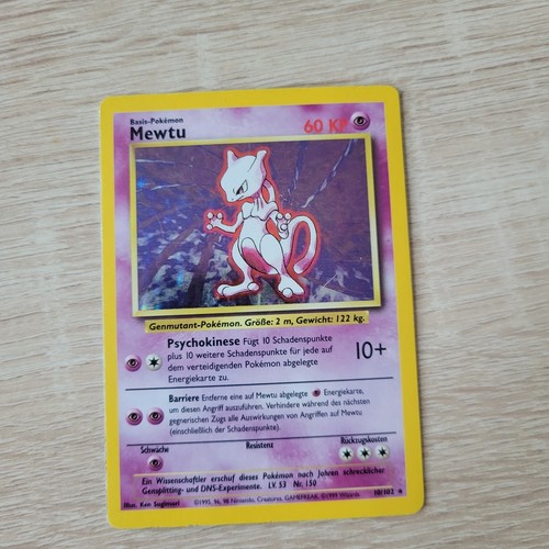 Pokemon karte mewtu base - pokemon,