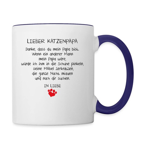 Lieber katzenpapa geschenk - lieber,