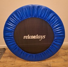 Relaxdays Trampolin faltbar Fitness, 22cm Hoch x 95 cm Durchmesser