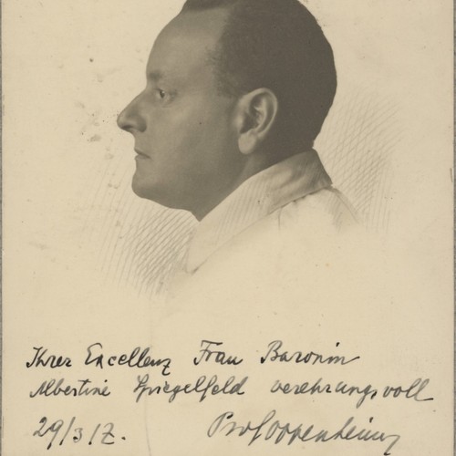 Autograph franz oppenheimer - franz,