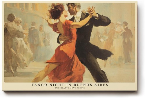 Sinus art wandbild tango tanz - sinus,