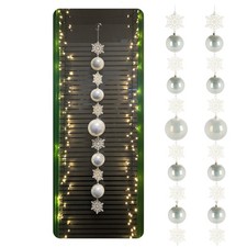 2x Christbaumkugel-Girlande -