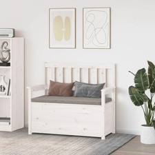 Sitzbank Weiß 112,5x51,5x96,5