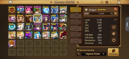Summoners war starter ld5 - starter, 2