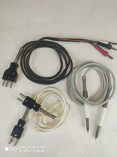 Zum Basteln, 3 Stück ,uralte Telefon Messkabel, Textiel umsponnen, gut erh.