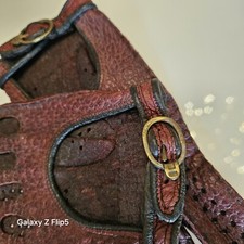 Etienne Aigner Handschuhe Leder Cabrio Sportwagen Damen Gr. 6,5 Top Zustand 