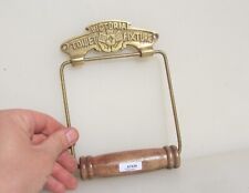 Messing & Holz Klo Rollenhalter Toilettenpapier WC Antik STIL REPRO Viktorianisch