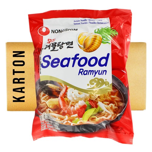 20x125g nong shim seafood - nong,