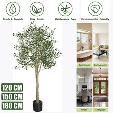 Künstliche Olivenbaum 120 150 180 cm Hoch Kunstbaum Deko Baum für Indoor Outdoor
