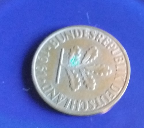 Geld münze 2 pfennig - dm-, münze: