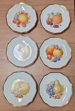 6 Teller Obstdekor