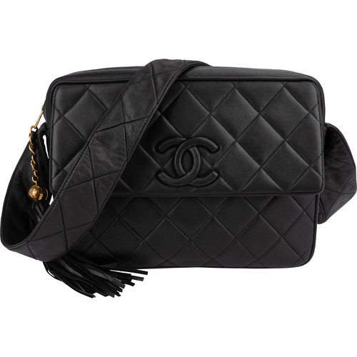 Chanel quilted lambskin tassel - chanel,