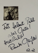 Autogramm deutsche TV- und Film Schauspielerin Renate Geißler (121610)