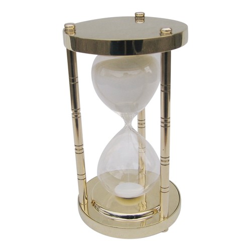 Sanduhr min aus messing - sanduhr,