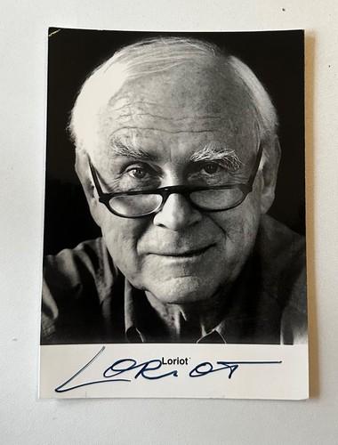 Original autogram loriot - autogram,