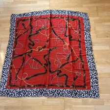 PLOMO O PLATA, 70% Baumwolle/30% Cupro, ca 130 x 130 cm, neuwertig