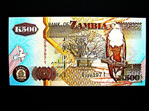 Zambia 500 kwacha 1992 - kwacha,