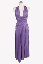 Pinko Damen Kleid Gr. 32 (IT 38) Lila Maxikleid Dress