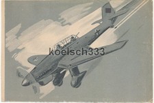 Postkarte Junkers Ju 87 Stuka Flugzeug der Luftwaffe im Sturzflug Angriff