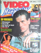 VIDEO MAGAZIN 6 - 1985 A Jürgen Prochnow Nastassja Kinski WÜSTENPLANET Madonna