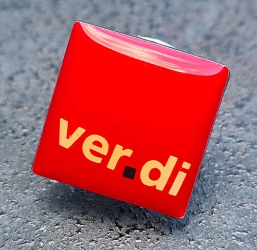Verdi gewerkschaft pin - verdi,