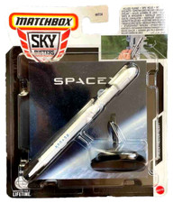 Matchbox Space X Falcon Heavy Rakete HHT44 + Ständer Modell Spielzeug Elon Musk