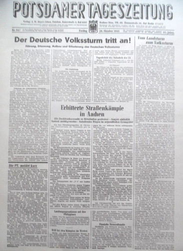 Potsdamer tageszeitung - tageszeitung, 20