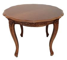 Runder Beistelltisch Vollholz