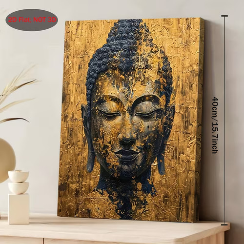 Leinwanddruck gerahmt buddha - gerahmt,