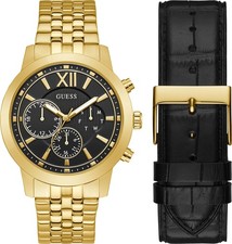 Guess Herrenarmbanduhr Multifunktionsuhr MERCURY GW0296G1 Edelstahl 45 mm