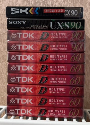 Konvolut kassetten tdk d60 - kassetten,