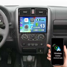 6+64G Android 13 Autoradio 9" Für Suzuki Jimny SN 2005-2019 Carplay GPS Navi RDS