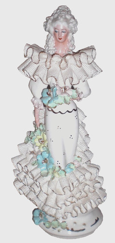Porzellan figur barock - porzellan,