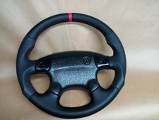 STYLING Lenkrad VW Golf 3 III Polo 6N Passat b4 mit Airbag NEU LEDERBEZUG