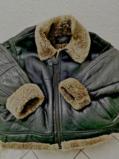 Fliegerjacke Leder Fell Jacke B - 3 Type 54 - XXL -Original amerik. Pilotenjacke