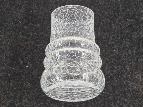 Vintage glas vase crackle - vintage,