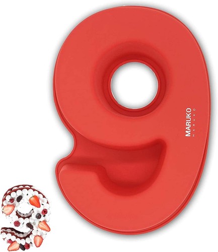 Zahlenbackform rot silikon - zahlenbackform,