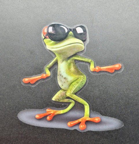 Aufkleber sticker frosch - aufkleber,