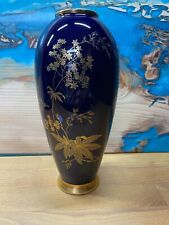 Kobaltvase Lindner Kueps Bavaria Echt Kobalt Karin SK 157/25 Porzellanvase