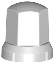 60x Radmutterkappen Radmutterabdeckung 32mm silber Lkw Radkappenabdeckung hoch