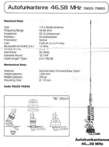 Bund funk peitschenantenne sem - bund,