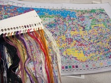 Stickpackung Wandbilder Zum Sticken mit Vorlage und Anleitung