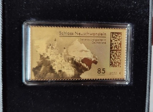 Limitierte gold briefmarke - limitierte, gold-briefmarke