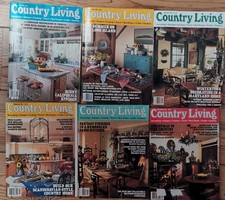 6 x country living 1992-94 Englisch USA Vintage Deco Antiques Crafts Garden Home