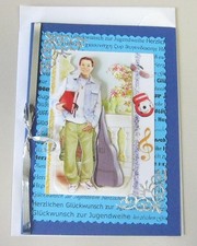 Grußkarte - 3D/Sticker