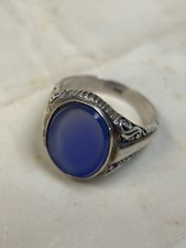 Ring Silber 835 Chalzedon Gr
