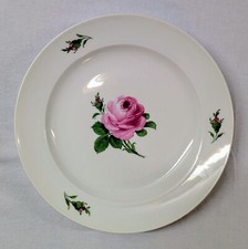 Meissen Porzellan Teller Ø 24cm Wildrose Rose