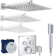 GROHE Set SmartControl Unterputz Thermostat Armatur Regendusche Kopfbrause A70